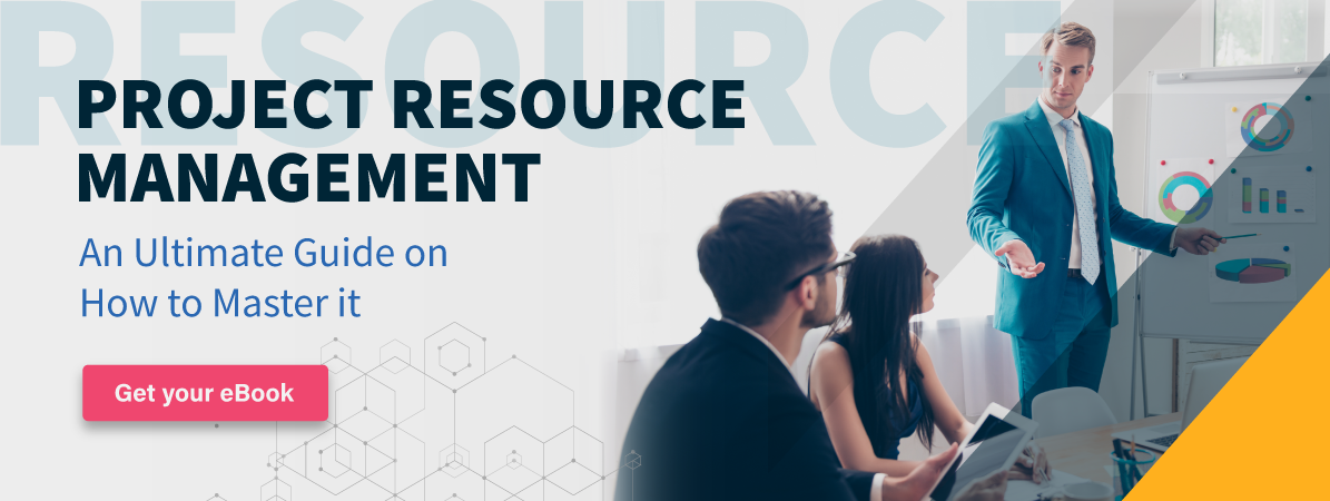 Banner displaying project resource management an ultimate guide on how to master it