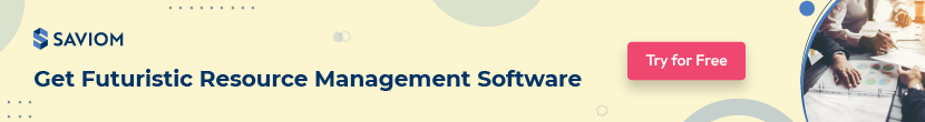 Banner showing get futuristic resource management software
