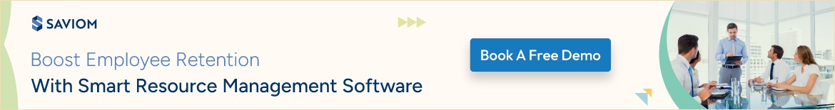 Banner displaying boost employee retention with smart resource management software