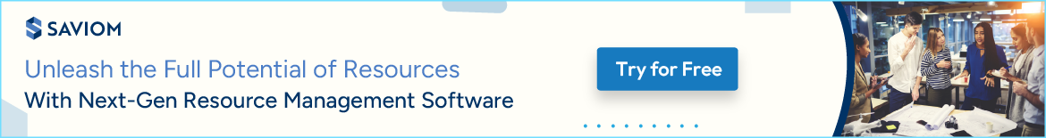 Banner showcasing unleash the full potential of resources with next-gen resource management software