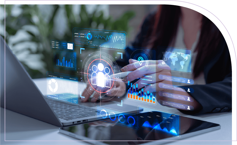 Digital interface illustrating enterprise-scale capacity planning, live team data, and cross-functional resource coordination