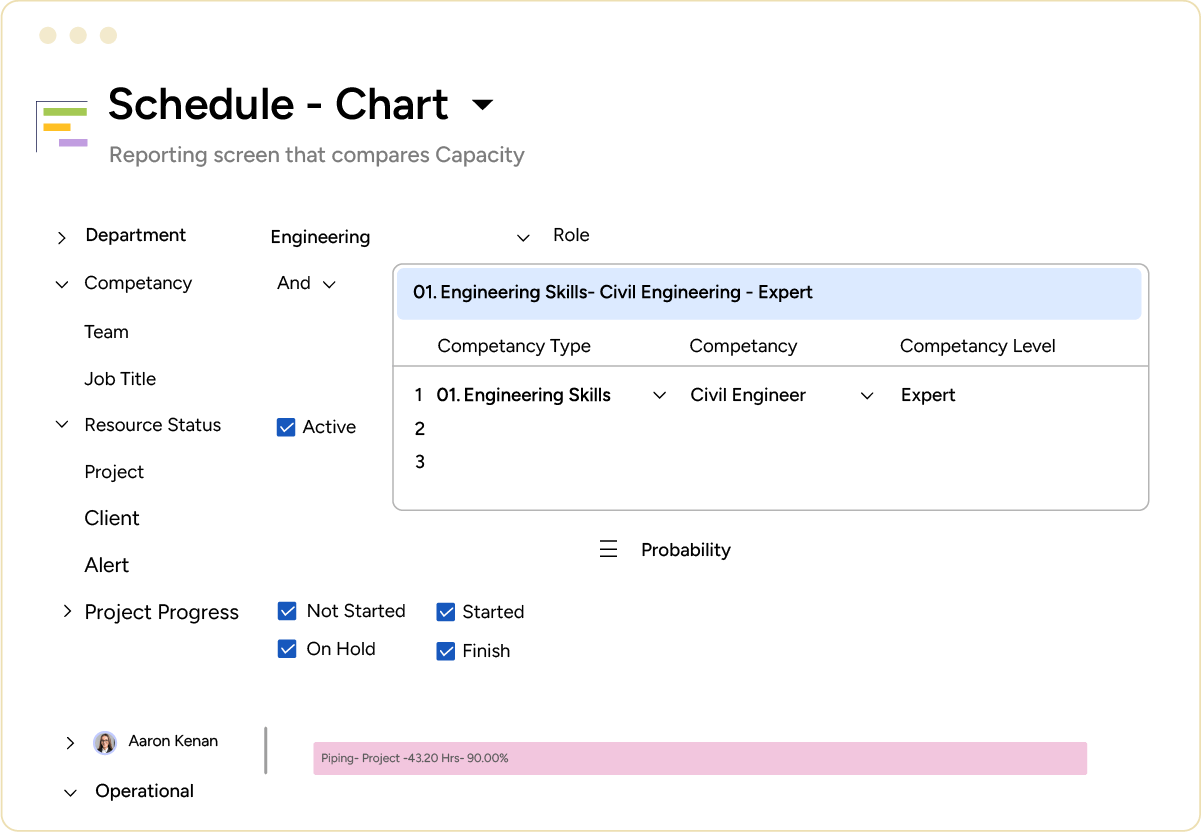 PMO resource allocation feature