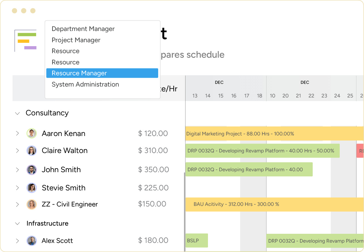 Training scheduling software Portals, Dashboards, Analytics, and Reports