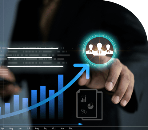Business professional reviewing operational analytics